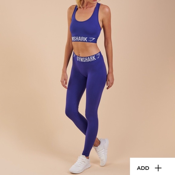 Gymshark Pants - BNWT Gymshark Fit leggings in indigo/white size Sm